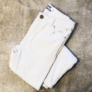 Acne Studios White Jean Size 26 🤍